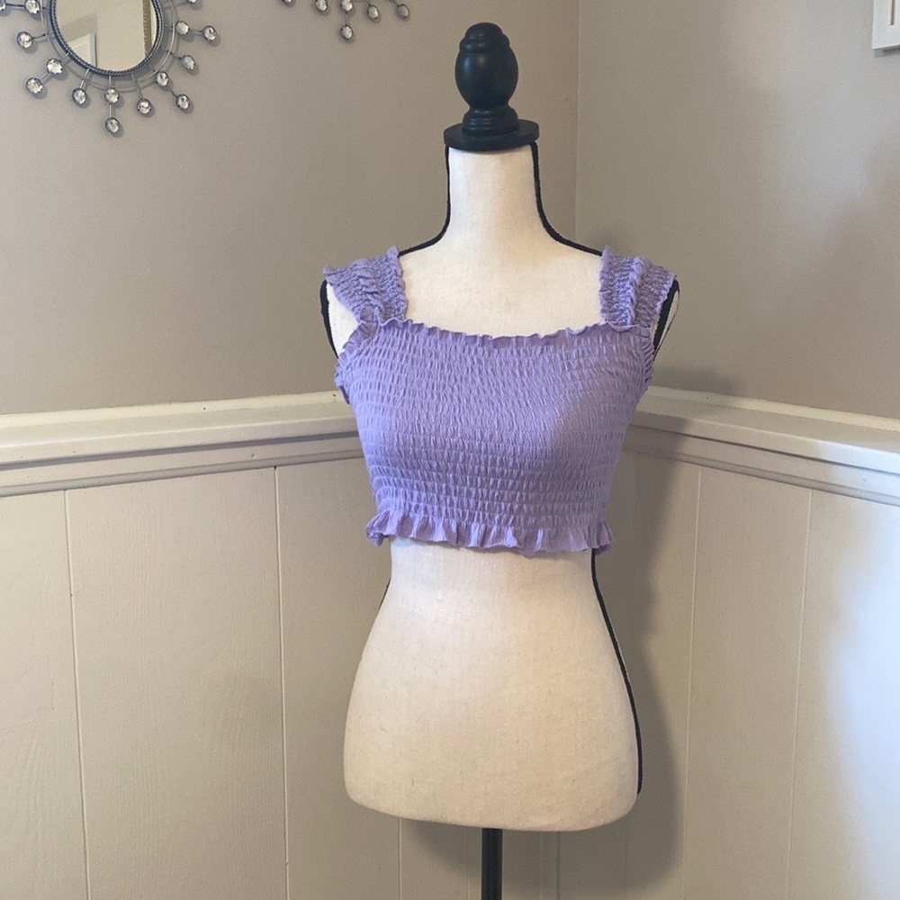 Urban Outfitters Purple Crop Top Size Small